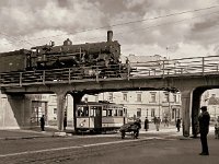 Savska cesta, pružni nadvozni prijelaz 1936. godine